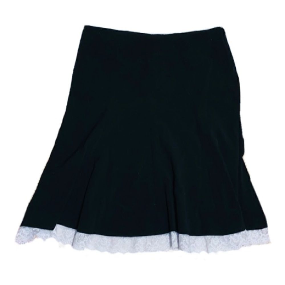 Forever 21 black swing skirt size L